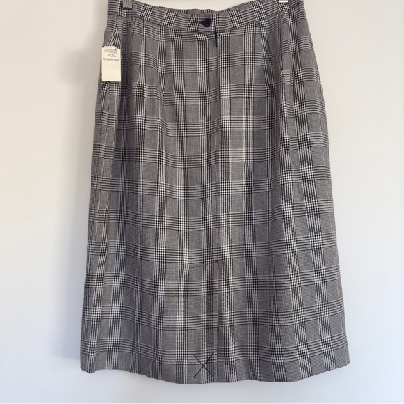 Brooks Brothers Vintage houndstooth pencil skirt New With Tags Size: 10 - Picture 2 of 5